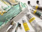 Winsor & Newton 120ml Galeria Acrylic Paint - Olive Green - Image 8